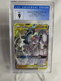 Pokemon TCG Arceus & Dialga & Palkia GX TagTeam 156/236 Sm-Cosmic Eclipse - Image 1