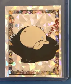 Vintage 1999 Pokemon Merlin Sticker Snorlax #S22 Prism - Image 1