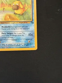 Psyduck 53/62 - Fossil Set - 1ST EDITION - Vintage 1999 WOTC - HP - Image 5