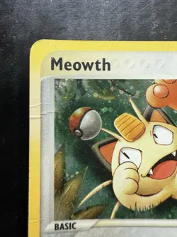 Pokemon Meowth 013 EX Series Collector's Tin Nintendo Promos Holo (DAMAGED) - Image 2
