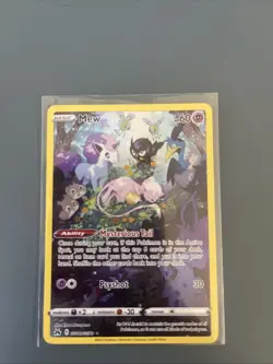 Pokemon TCG Mew Crown Zenith Galarian Gallery GG10/GG70 Holo Rare NM Condition - Image 1