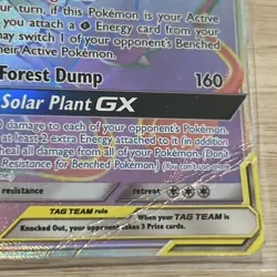 Pokemon TCG Holo Ultra Rare Full Art Venusaur and Snivy GX - Image 3