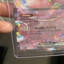 Pokemon Card Mew ex 151/165 Pokemon 151 Double Rare Near Mint - Image 4