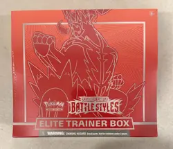 Pokemon Sword & Shield - Battle Styles Elite Trainer Box - ETB - RED - SEALED - Image 1