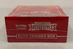 Pokemon Sword & Shield - Battle Styles Elite Trainer Box - ETB - RED - SEALED - Image 4