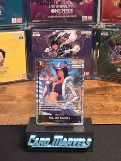Ms. All Sunday OP14-084 Alt Art Super Rare One Piece Card English NM - Image 1