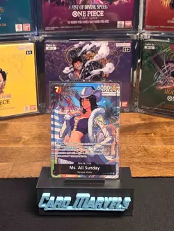Ms. All Sunday OP14-084 Alt Art Super Rare One Piece Card English NM - Image 2