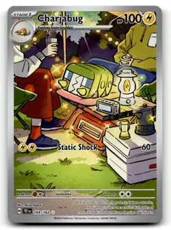 Charjabug - 169/162 - Illustration Rare - Temporal Forces - NM - Pokemon Card - Image 1