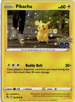 Pikachu - (Cosmos Holo) Promo Miscellaneous Cards & Products 027/078 NM - Image 1