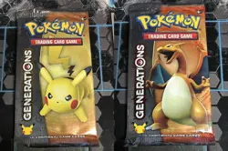 Pokemon Cards Generations Booster Pack - Pikachu + Charizard Cover Art Artwork - Image 1