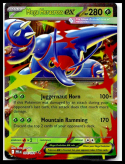 Mega Heracross ex 004/094 Double Rare ME02 Phantasmal Flames Pokemon TCG NM *02 - Image 1