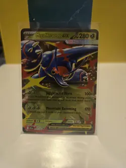 Pokemon TCG Mega Heracross ex 004/094 Me02: Phantasmal Flames Double Rare NM - Image 1