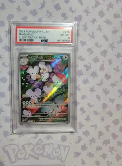 2023 POKEMON PAL EN-PALDEA EVOLVED ILLUSTRATION RARE #226 MAUSHOLD PSA 8 - Image 1