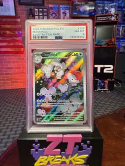 2023 POKEMON PAL EN-PALDEA EVOLVED ILLUSTRATION RARE #226 MAUSHOLD PSA 8 - Image 1