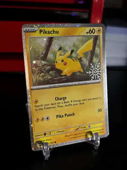 Pikachu - (Holiday Calendar) 025/165 Miscellaneous Cards & Products Holo - Image 1