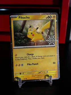 Pikachu - (Holiday Calendar) 025/165 Miscellaneous Cards & Products Holo - Image 2