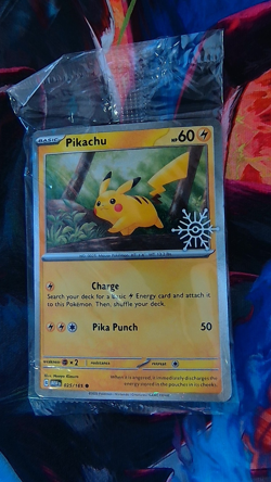 Pikachu - (Holiday Calendar) 025/165 Miscellaneous Cards & Products Holo - Image 1