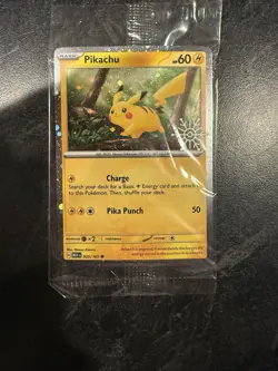 Pikachu - (Holiday Calendar) 025/165 Miscellaneous Cards & Products Holo - Image 1