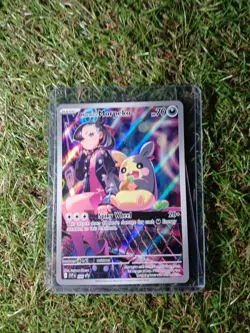 Marnies Morpeko Full Art Black Star Promo Card 206 NM Condition - Image 1