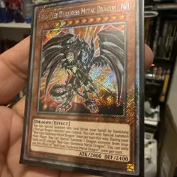 Yugioh Red-Eyes Darkness Metal Dragon RA03-EN212 Platinum Secret Rare 1st Ed - Image 2