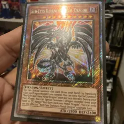 Yugioh Red-Eyes Darkness Metal Dragon RA03-EN212 Platinum Secret Rare 1st Ed - Image 3
