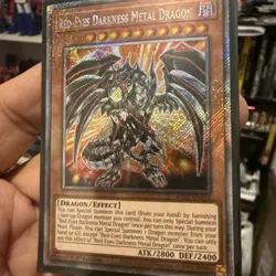 Yugioh Red-Eyes Darkness Metal Dragon RA03-EN212 Platinum Secret Rare 1st Ed - Image 4