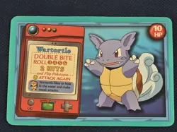 1999 Pokemon Wartortle Jr Adventure Game Card Gamefreak Nintendo Creatures LP - Image 1