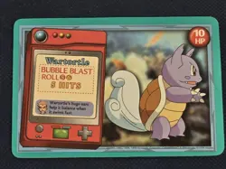 1999 Pokemon Wartortle Jr Adventure Game Card Gamefreak Nintendo Creatures LP - Image 2