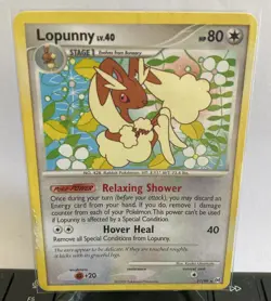 LOPUNNY 21/99 Platinum Arceus - Non Holo Pokemon Card 2009 - Image 1