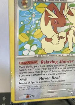 LOPUNNY 21/99 Platinum Arceus - Non Holo Pokemon Card 2009 - Image 2