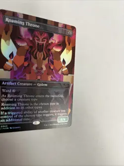Roaming Throne Borderless Foil Card #0344 MTG LP - Image 2