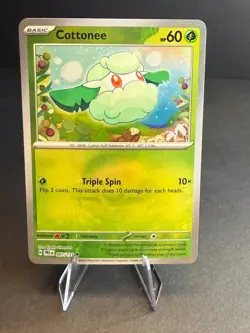 Cottonee | 7/131 | Pokemon | Prismatic Evolutions | Poke ball | 50% off 2nd Card - Image 1