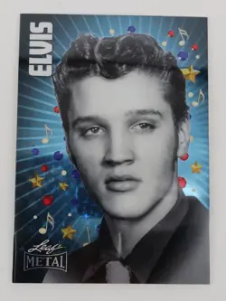 2024 Leaf Metal Elvis Presley Icons Collection #40 12/25 Blue Stars NM - Image 1
