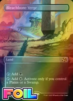 Bleachbone Verge (Borderless) R Aetherdrift #371 NM Foil - Image 1