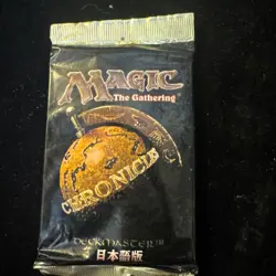 Magic the Gathering, Chronicles Deckmaster unopened pack Smells Old From Storage - Image 1