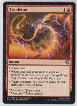 1x Twinferno *Foil* - Dominaria United - Near Mint - Image 1