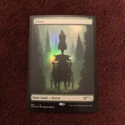 Forest (The Dracula Lands) Secret Lair Drop Foil NM MTG Magic The Gathering - Image 1