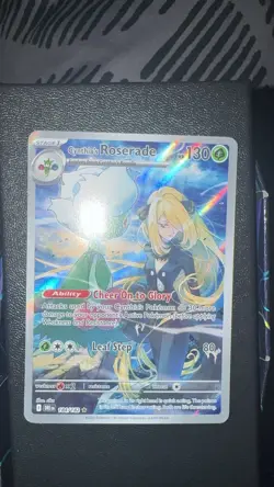 Pokemon TCG Cynthia's Roserade IR Destined Rivals Card 184/182 NM Condition - Image 1
