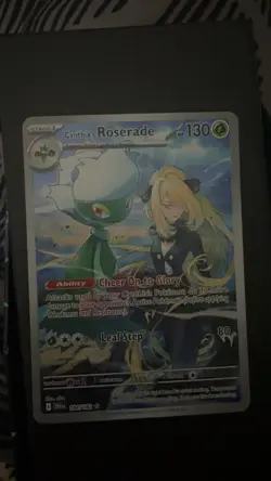 Pokemon TCG Cynthia's Roserade IR Destined Rivals Card 184/182 NM Condition - Image 2