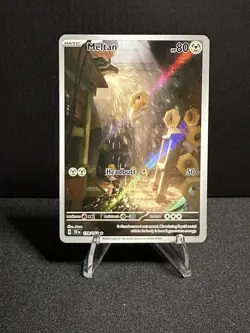Meltan 179/162 Illustration Rare Temporal Forces Pokemon Card - Image 1