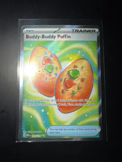 Pokemon TCG Buddy-Buddy Poffin 167/132 Mega Evolution Ultra Rare NM - Image 1