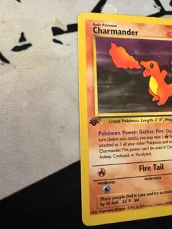1999-2000 Pokemon TCG Charmander 1st Edition Team Rocket - Image 2