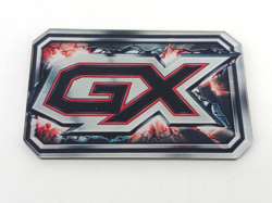 Pokemon GX Tag Team Logo Acrylic Token K17 Red and Black Good Condition - Image 1