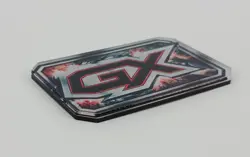 Pokemon GX Tag Team Logo Acrylic Token K17 Red and Black Good Condition - Image 3