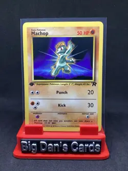 Pokemon TCG - Machop 59/82 1st Edition Team Rocket Regular NM - Image 1
