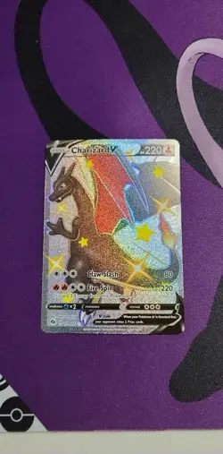 Pokemon Shiny Charizard V 079/073 Secret Rare Champion's Path - Image 1