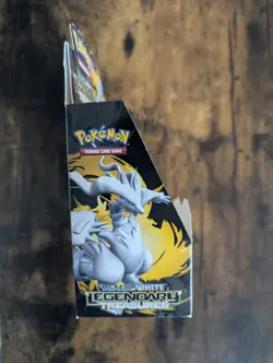 2013 Pokemon Black & White Legendary Treasures EMPTY Booster Box - DISPLAY - Image 2