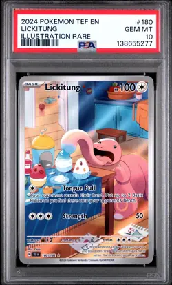 Pokemon Lickitung 180/162 Illustration Rare Temporal Forces PSA 10 GEM MINT - Image 1