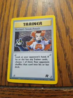 2000 Pokemon Trainer Rocket's Sneak Attack Holo - Image 1