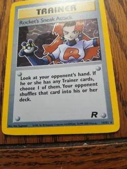 2000 Pokemon Trainer Rocket's Sneak Attack Holo - Image 3